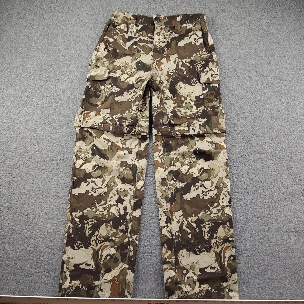 Magellan Cargo Pants Mens Large Convertible Veil Camo Hunting Zip Off EUC